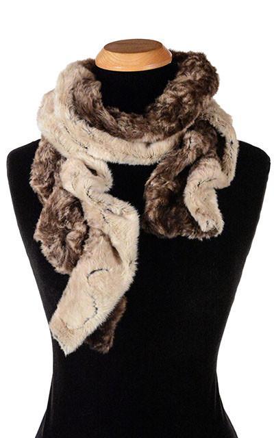 Scrunchy Scarf - Luxury Faux Fur in Fawn - Sold Out!