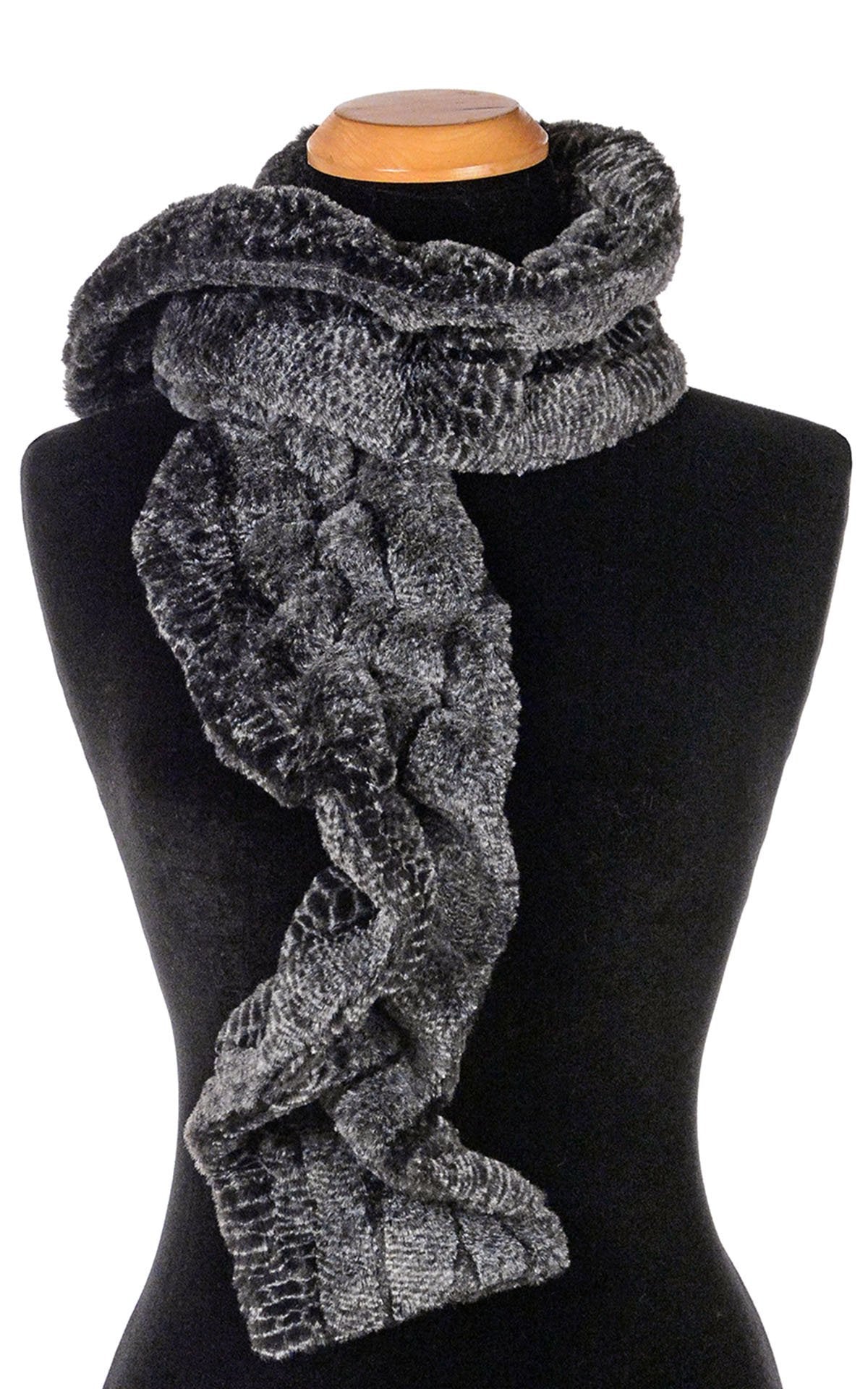 Scrunchy Scarf - Luxury Faux Fur in Rattlesnake Ridge - Sold Out!