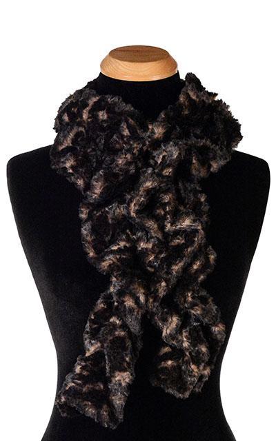 Scrunchy Scarf - Luxury Faux Fur in Vintage Rose - Sold Out!