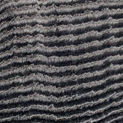 Swatch of Desert Sand in Charcoal Faux Fur | Available in Sweater Top plus 4 inches | Handmade by Pandemonium Millinery | Seattle WA USA