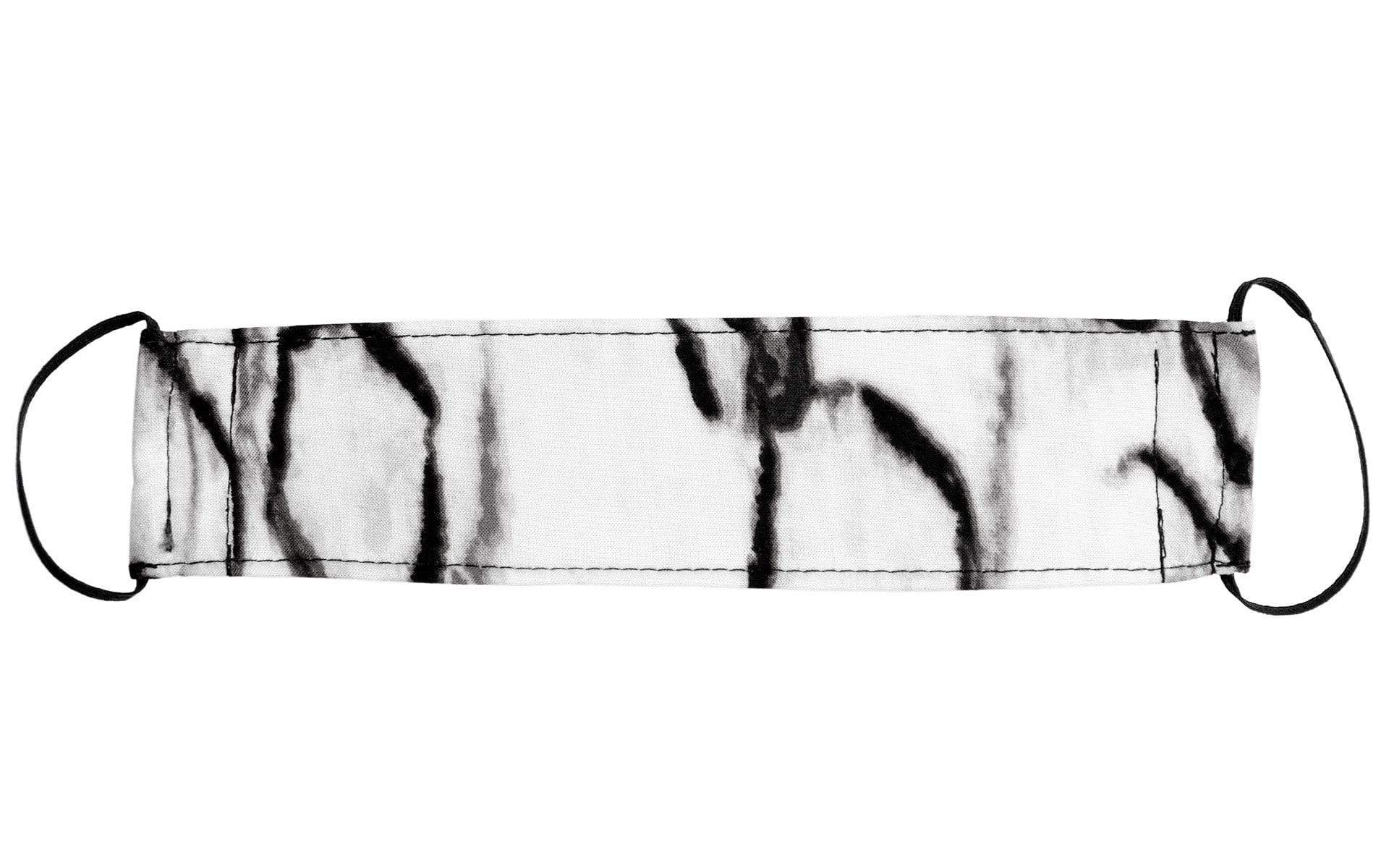 Pandemonium Millinery Men's Civvy Face Mask (Box) - Crystal Raindrops in Blue Accessories