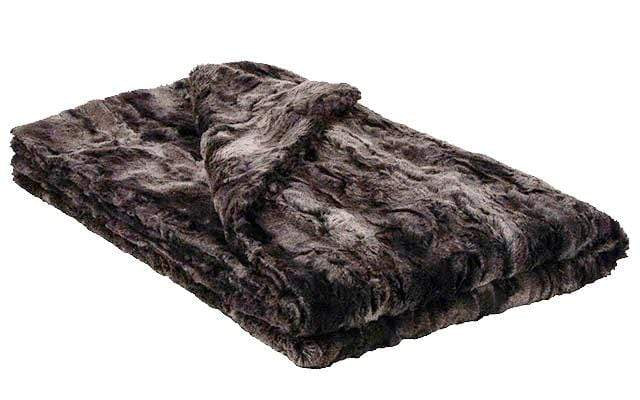 Espresso Bean | Luxury Faux Fur Throws | Pandemonium Millinery