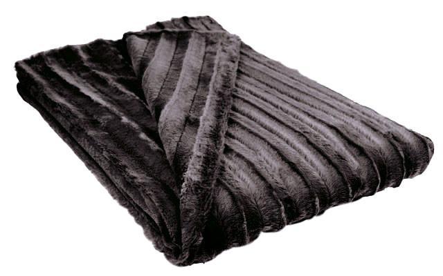 Minky Black | Luxury Faux Fur Throws | Pandemonium Millinery