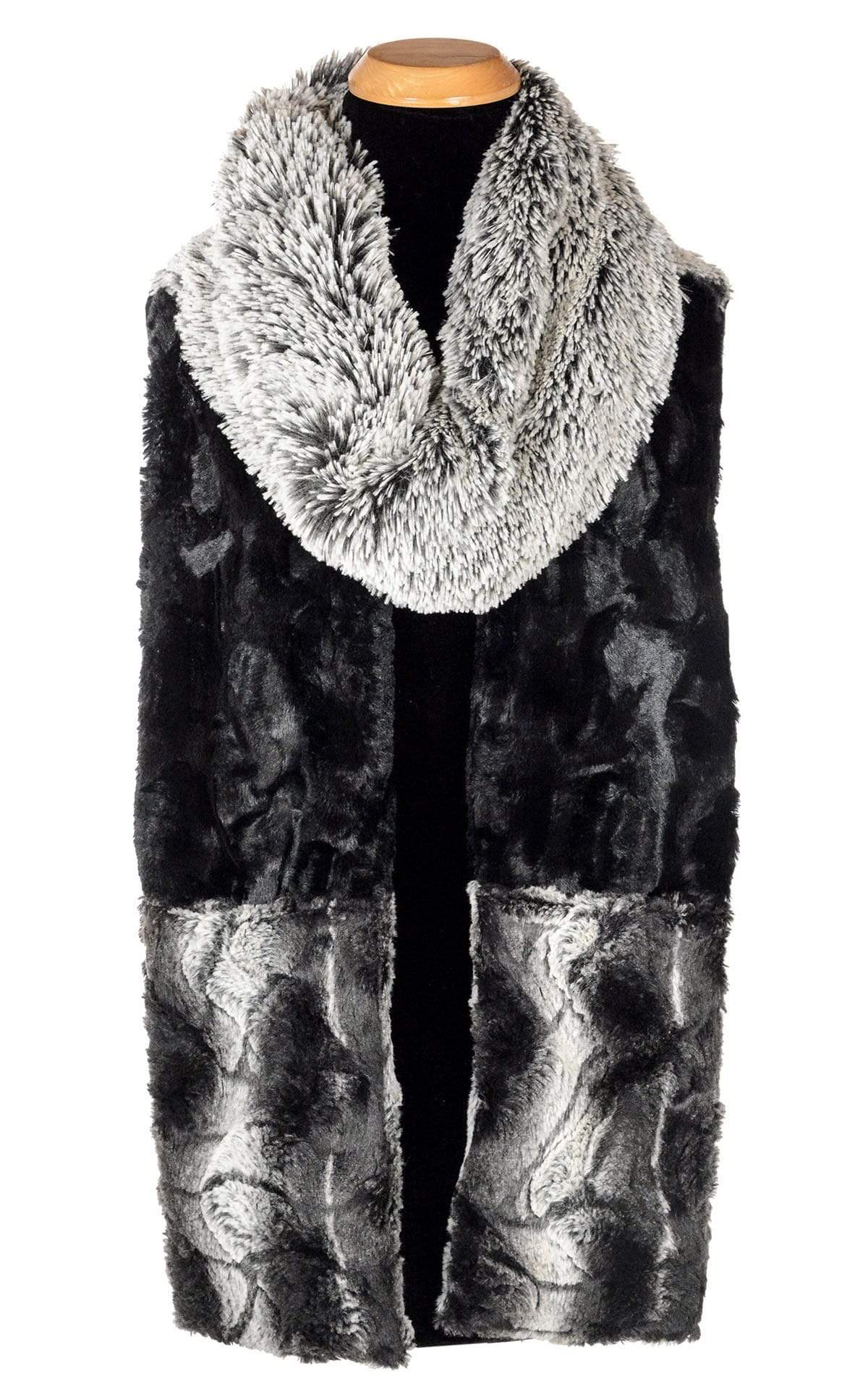 小物 marge tokyo Suede ruffle scarf Black Suede ruffle scarf (black) - MARGE Online Shop