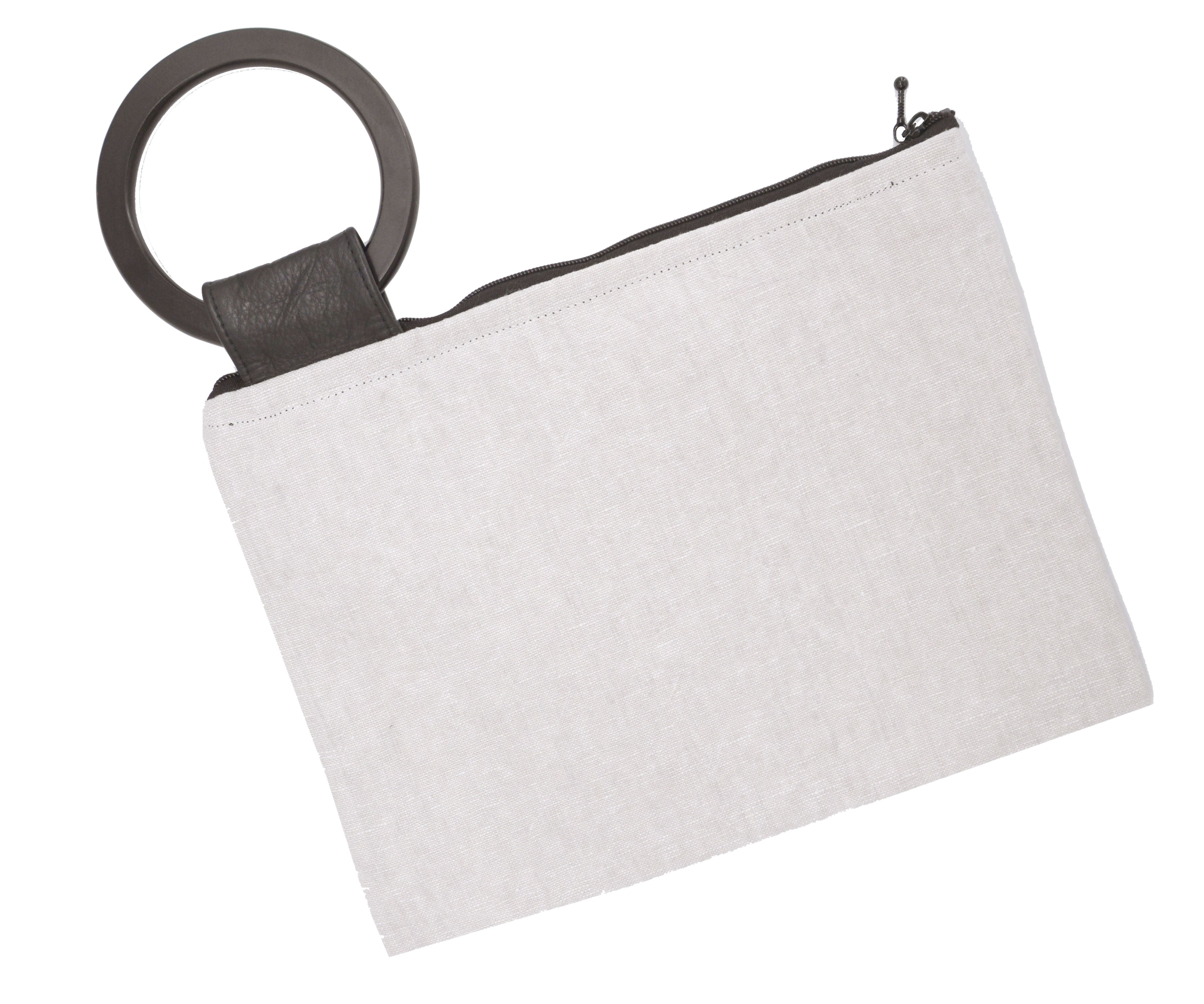 Women's Paris Clutch in Bone Linen | Handmade in Seattle WA | Pandemonium Millinery