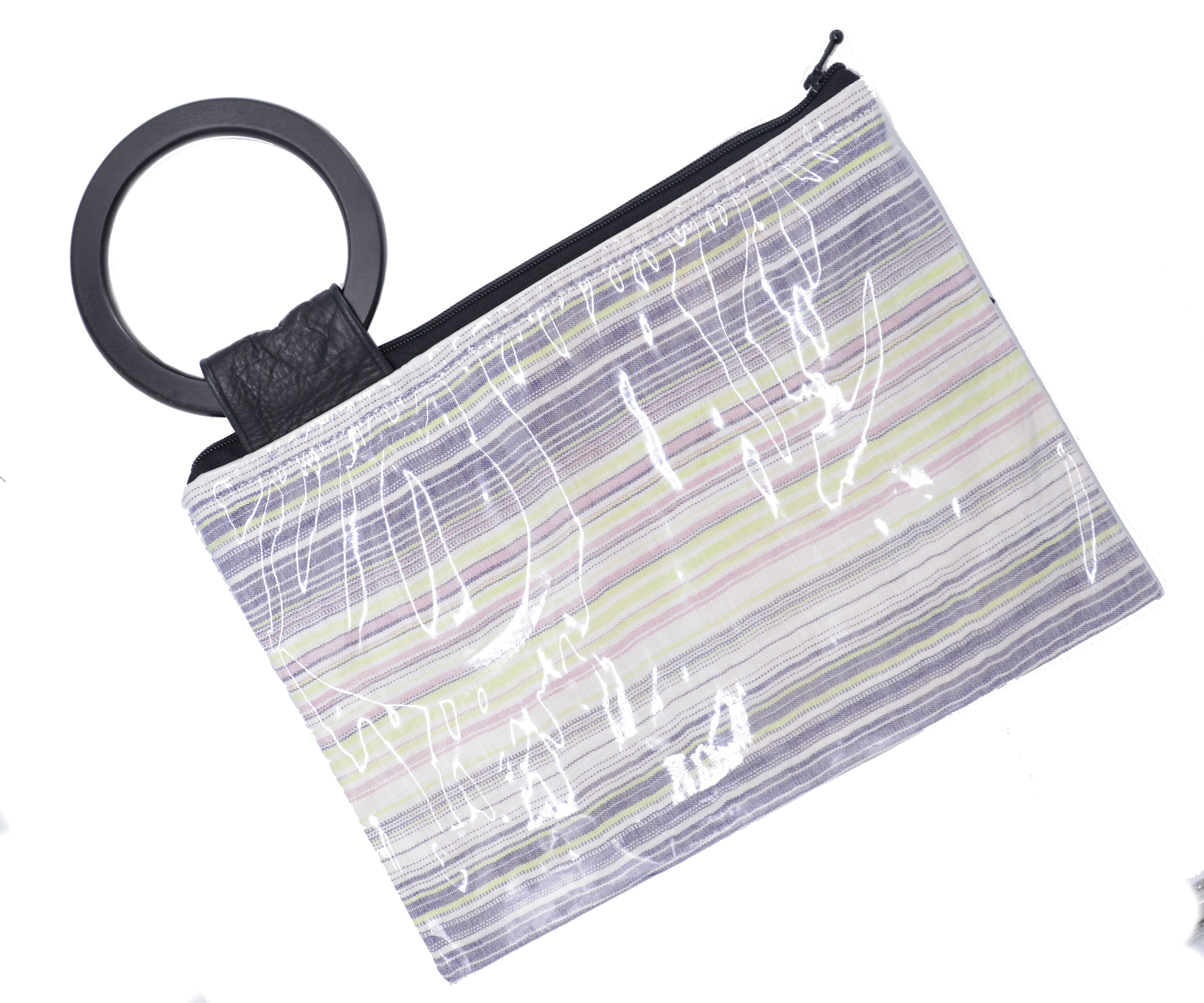 Women's Paris Clutch in Vinyl Covered Paisley Madness | Handmade in Seattle WA | Pandemonium Millinery