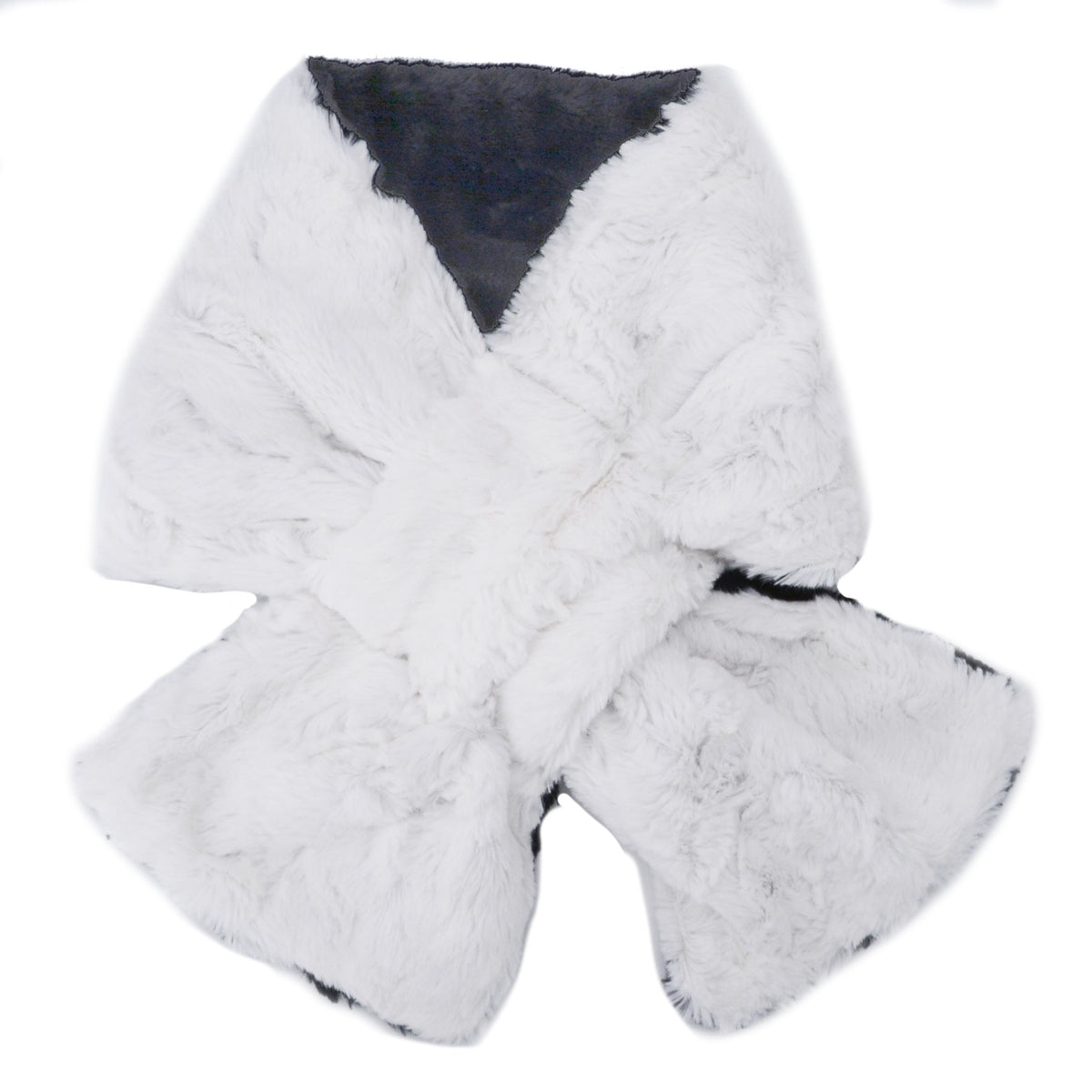 Pull-Thru Scarf - Cuddly Faux Furs in Two Tone Combos (Limited Availability!)