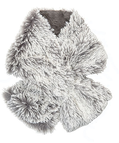 Pull-Thru Scarf | Pearl Fox Faux Fur | Handmade by Pandemonium Seattle USA