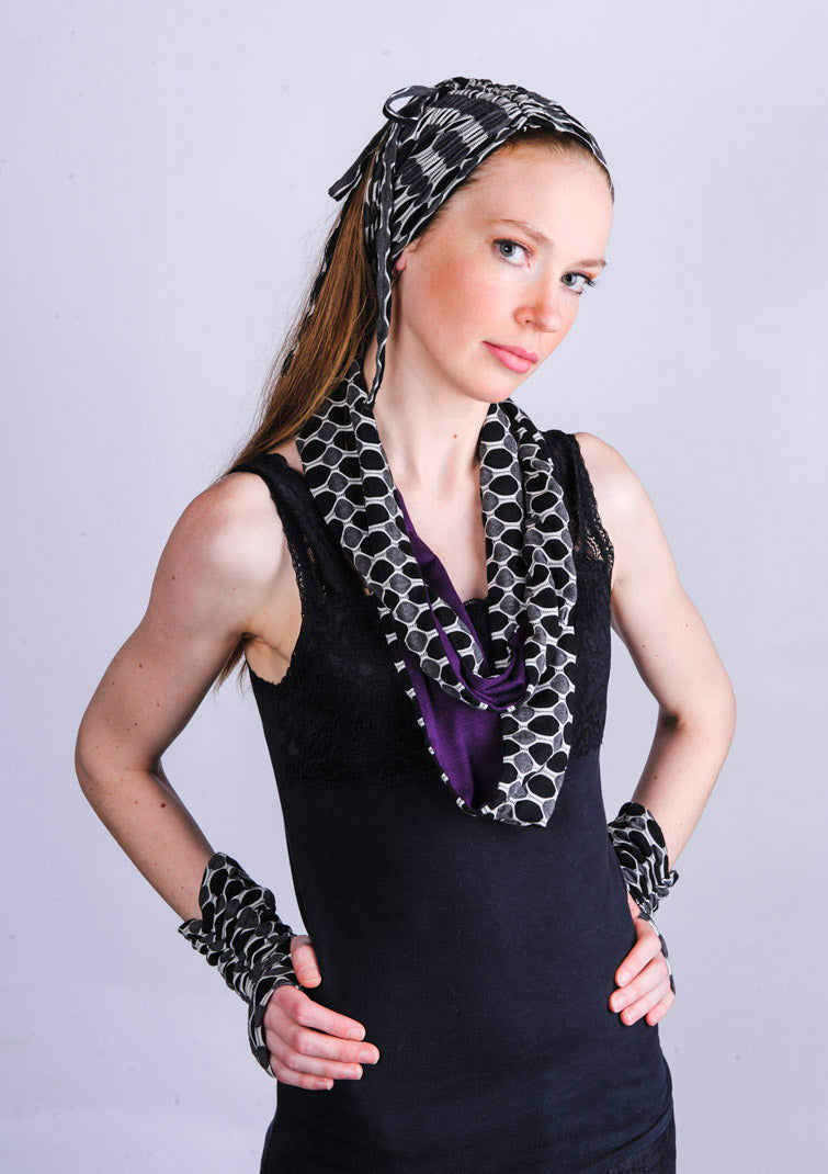 THE INFINITY SCARF - Handmade in Seattle, WA, USA. Shown in Solar and lunar Eclipse