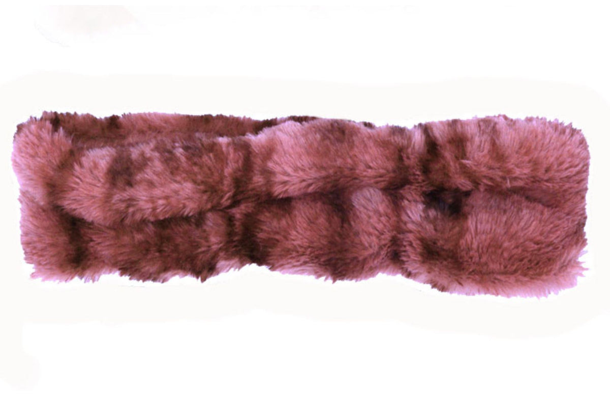 Ear / Neck Cozy - Royal Opulence Faux Furs (Merlot - Limited Availability) (Wholesale)
