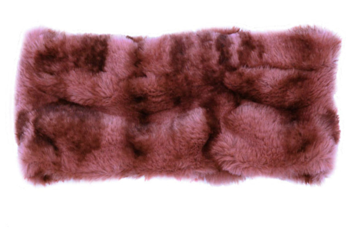 Ear / Neck Cozy - Royal Opulence Faux Furs (Merlot - Limited Availability) (Wholesale)