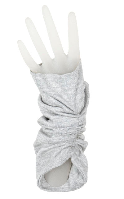 Tie-dyed cashmere fingerless gloves