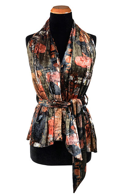 Sedona Top | Grand Canyon Desert Velvet | Handmade in Seattle WA USA | Leigh Young Collection