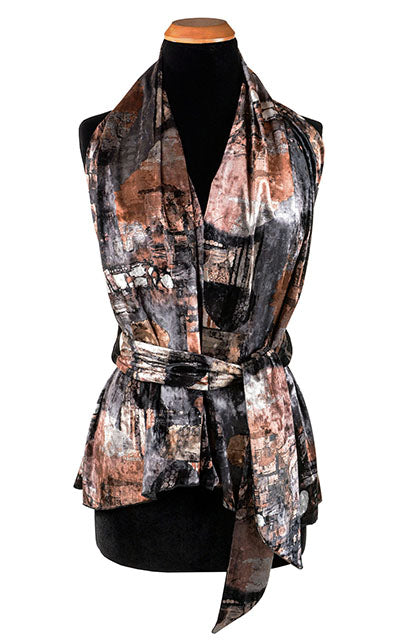Sedona Top | Petrified Forest Desert Velvet | Handmade in Seattle WA USA | Leigh Young Collection