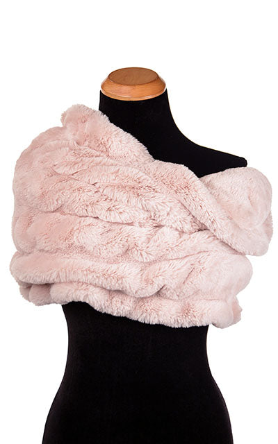 Rosé Shug Wrap from Royal opulence Collection Handmade in Seattle