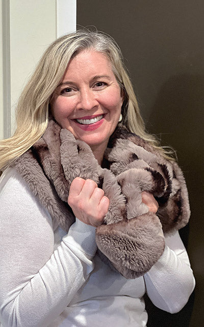 Taupeful Shug Wrap from Royal opulence Collection Handmade in Seattle