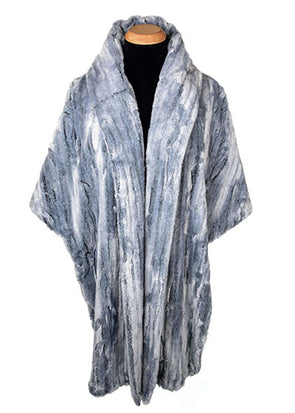 Shrug Wrap Plush Glacier Bay Faux Fur Handmade in Seattle