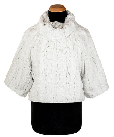 Sweater Top - Luxury Faux Fur in Winters Frost - Handmade Seattle, WA by Pandemonium Millinery