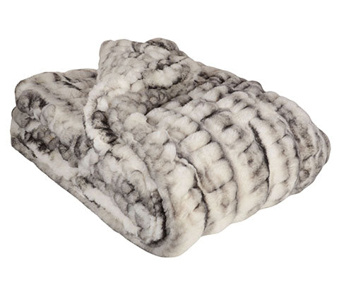 Royal Opulence Throw in Aspen. Handmade by Pandemonium Seattle.