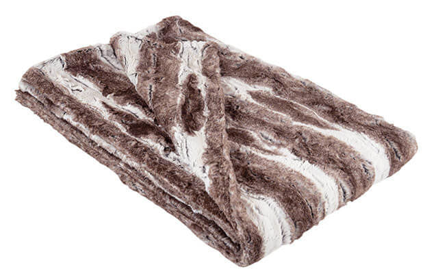 Pet Blanket in Birch Luxury Faux Fur | Handmade in Seattle WA | Pandemonium Millinery