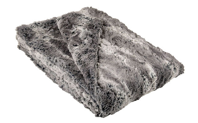 Seattle Sky Faux Fur Throw Handmade in Seattle