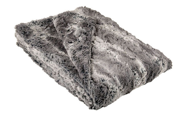 Pet Blanket | Seattle Sky Luxury Faux Fur | Handmade in Seattle WA by Pandemonium Millinery USA