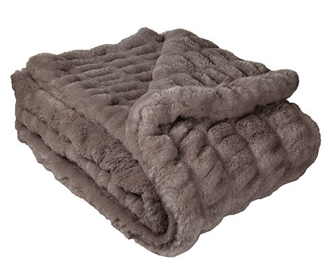   Throw in Mink Gray From Royal Opulence Collection Handmade in Seattle
