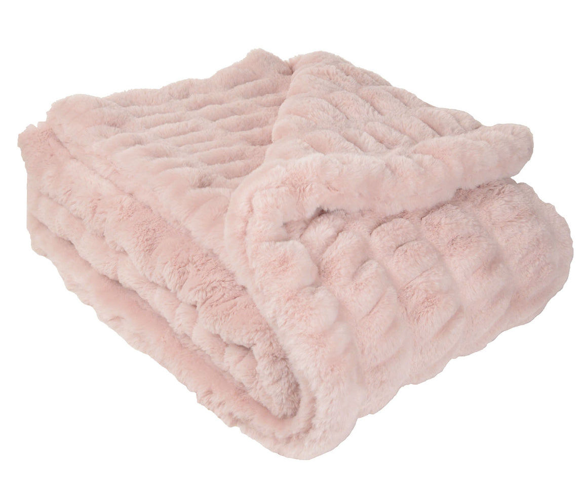 Royal Opulence Throw in Rosé. Handmade by Pandemonium Seattle.