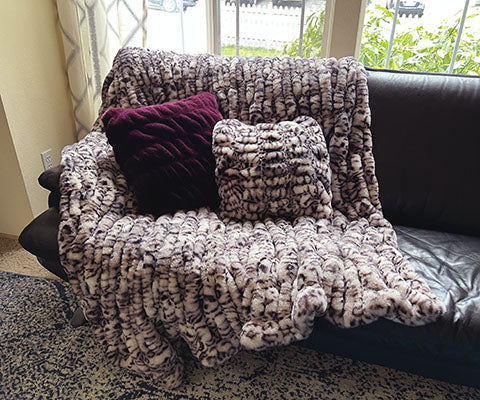 Pillow Sham - Royal Opulence in Merlot Made in Seattle