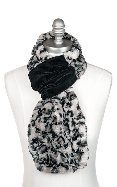   Pull-Thru Scarf With Savannah Cat Made In Seattle Washington