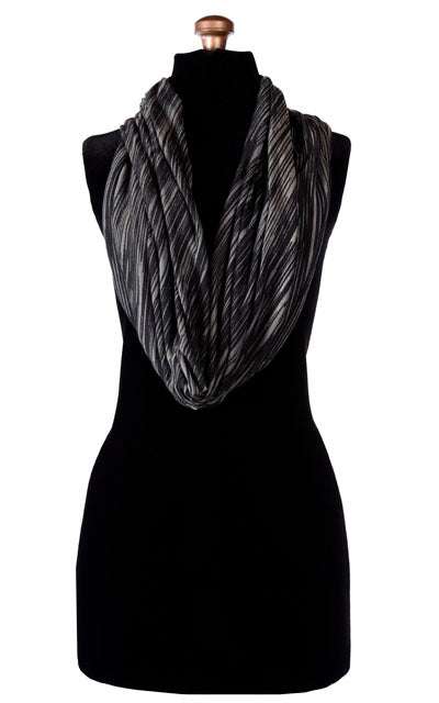 Wide Infinity Scarf - Reflections in Midnight -  Sold Out!