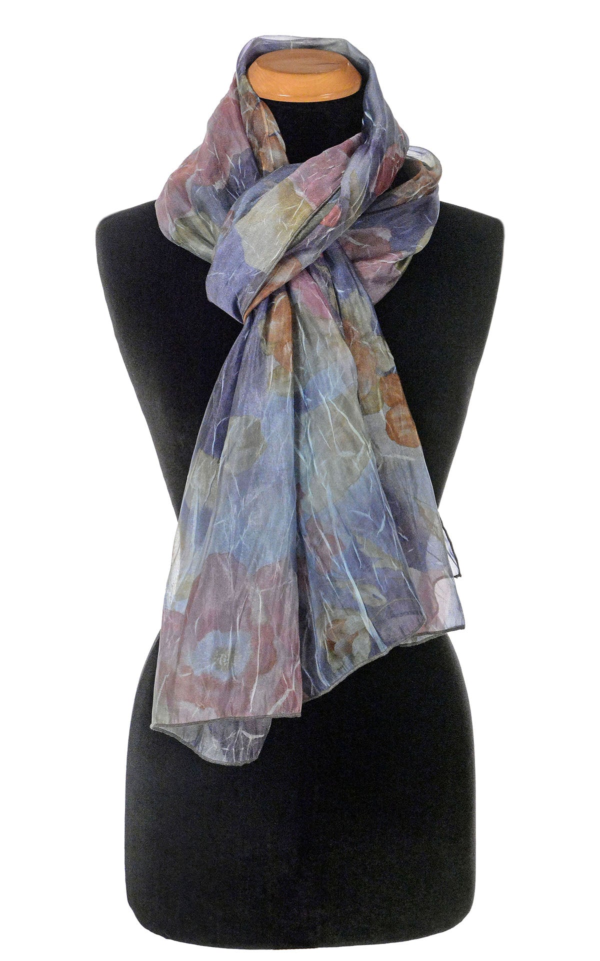 Women's Coastal Garden Wrap in Sea Lavender Full | Handmade in Seattle WA | Pandemonium Millinery