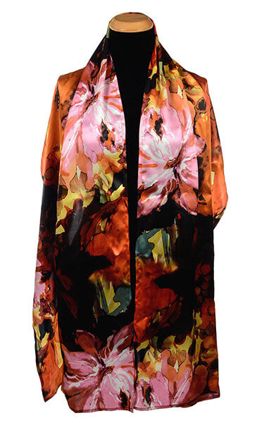 Women's Wrap in Carnival Fiesta Silk | Handmade in Seattle WA | Pandemonium Millinery