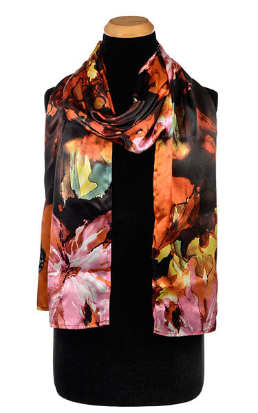 Women's Wrap Scarf in Carnival Fiesta Silk | Handmade in Seattle WA | Pandemonium Millinery