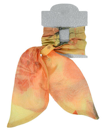 Women's Wrist Scarf in Sun Star Coastal Garden Organza | Handmade in Seattle WA | Pandemonium Millinery
