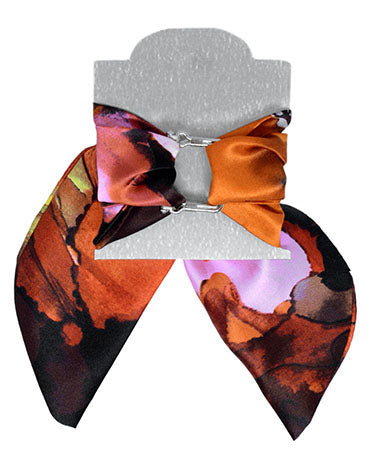 Women's Wrist Scarf in Carnival Fiesta Silk | Handmade in Seattle WA | Pandemonium Millinery