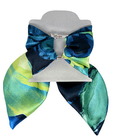 Women's Wrist Scarf in Calypso Fiesta Silk | Handmade in Seattle WA | Pandemonium Millinery